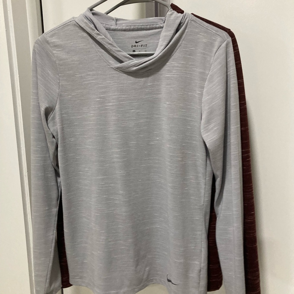 Nike Dri-FIT Light Gray Hoodie